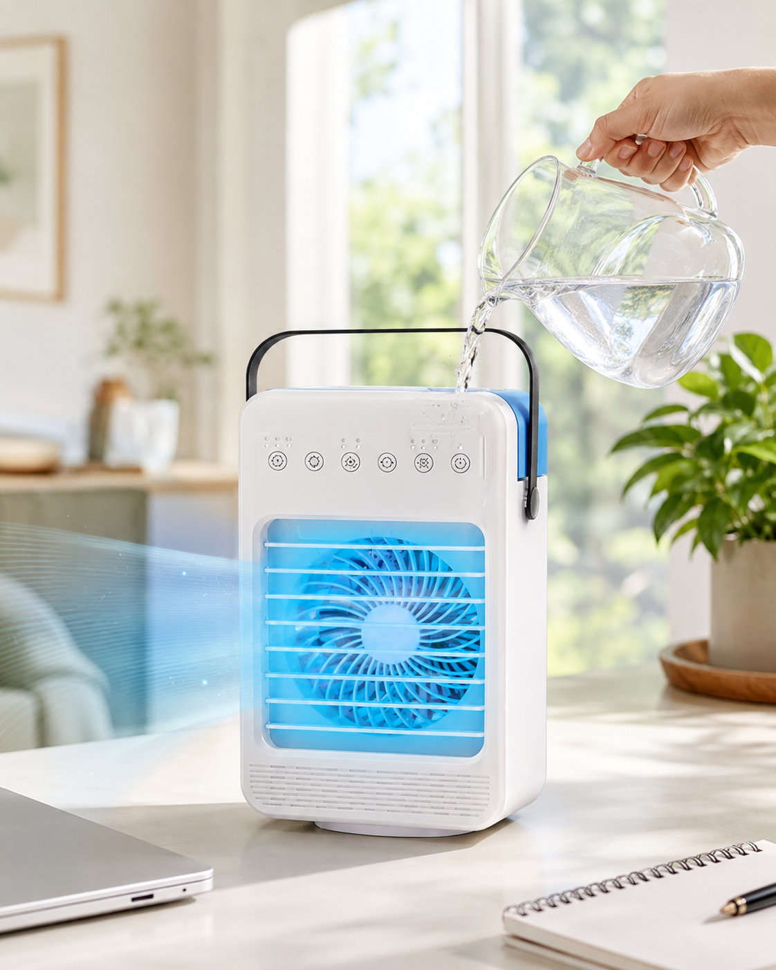 CoolJet Anwendung und Befüllen des Wassertanks